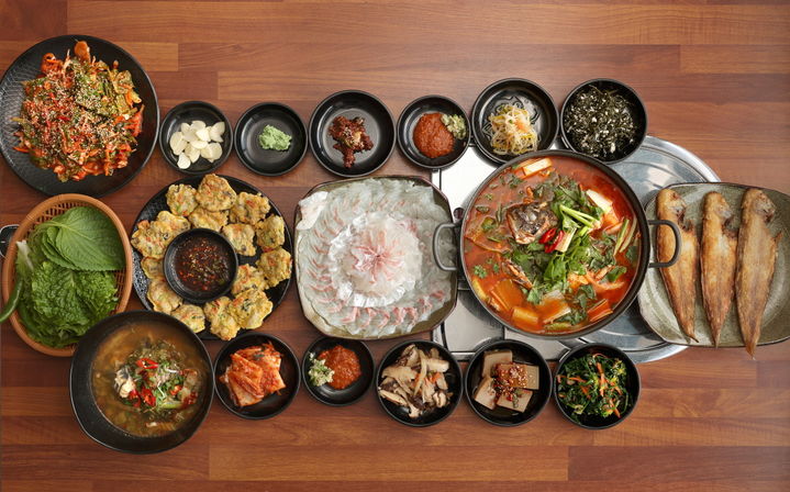 [고흥=뉴시스] 고흥 맛집 한상 차림. photo@newsis.com *재판매 및 DB 금지