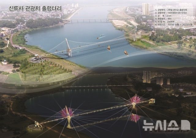 [여주=뉴시스] 5월1일 개통예정인 여주남한강출렁다리 조감도. (사진=여주시 제공) 2025.02.11. photo@newsis.com