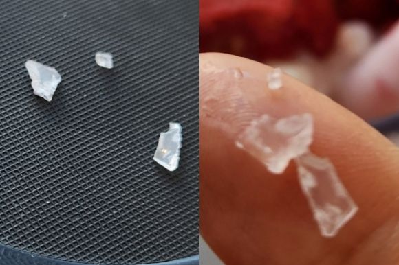 Sculptures en plastique des fraises partagées par MA A. (Source = Naver Cafe 'Gumimamam Muddy') * Retour et DB interdite