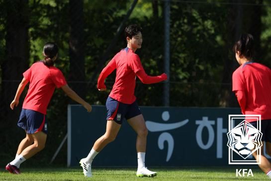 [서울=뉴시스] 여자 축구 국가대표팀에 대체 발탁된 홍혜지. (사진=대한축구협회 제공) *재판매 및 DB 금지