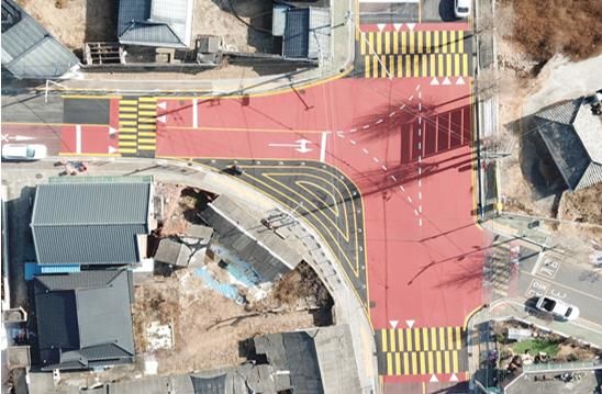 [창녕=뉴시스] 영산초등학교 어린이보호구역 개선사업. (사진= 창녕군 제공) 2025.02.13. photo@newsis.com *재판매 및 DB 금지