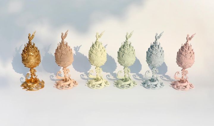 [서울=뉴시스] 금동대향로 미니어처 (사진=국립박물관문화재단 제공) 2025.02.13. photo@newsis.com *재판매 및 DB 금지