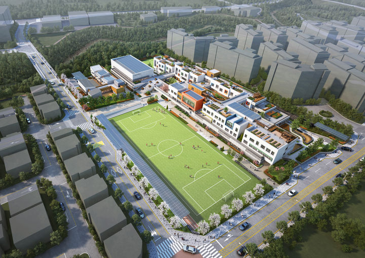 [제주=뉴시스] 아라·월평초중학교 설계안. (사진=제주도교육청 제공) 2025.02.13. photo@newsis.com *재판매 및 DB 금지