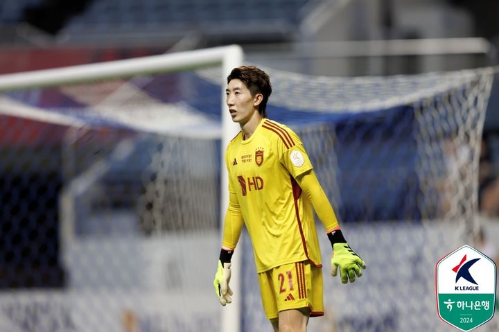 [서울=뉴시스]K리그1 울산 골키퍼 조현우. (사진=프로축구연맹 제공)