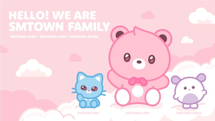 [서울=뉴시스] SM 신규 공식 캐릭터 '에스엠타운 패밀리(SMTOWN FAMILY)' 이미지. (사진 = SM 제공) 2025.02.14. photo@newsis.com *재판매 및 DB 금지