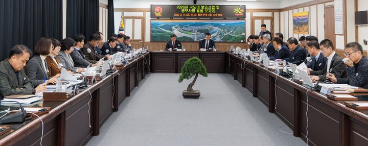 [합천=뉴시스] 2026년도 국도비 보조사업 및 공모사업 발굴보고회. (사진=합천군 제공) 2025.02.14. photo@newsis.com *재판매 및 DB 금지