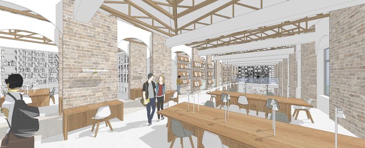 충북도청 본관 복합문화공간 설계공모 당선작 3층 공간 투시도. (사진=충북도 제공) *재판매 및 DB 금지