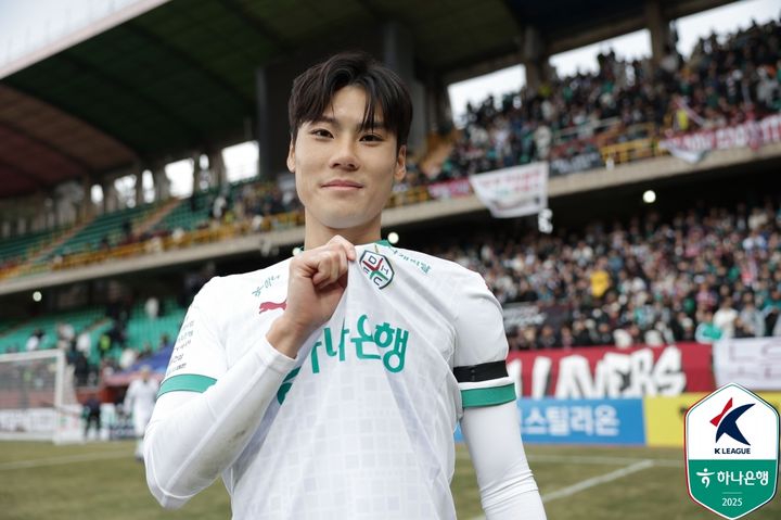 [서울=뉴시스] 프로축구 K리그1 대전하나시티즌의 최건주. (사진=한국프로축구연맹 제공) *재판매 및 DB 금지