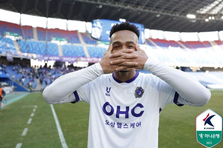 [서울=뉴시스] 프로축구 K리그1 FC안양의 모따. (사진=한국프로축구연맹 제공) *재판매 및 DB 금지