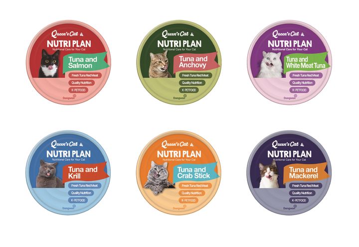 동원F&B '뉴트리플랜' 반려묘용 습식캔 6종(사진=동원F&B 제공) *재판매 및 DB 금지