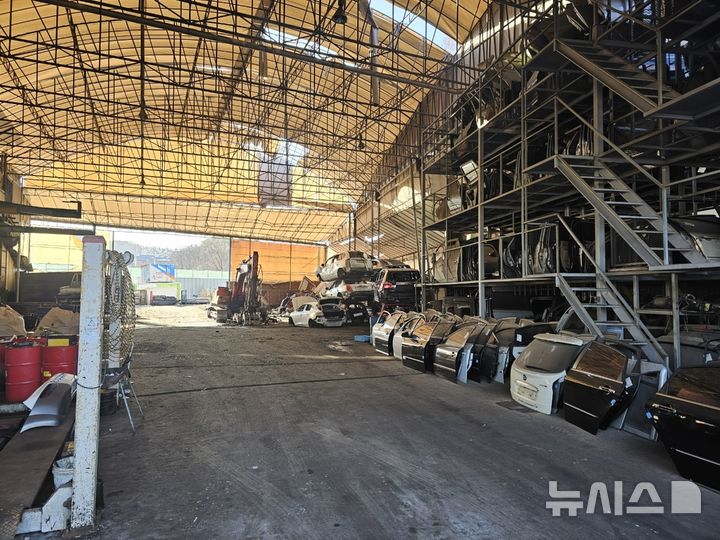 [용인=뉴시스] 용인특례시의 한 조기폐차 지정폐차장(사진=용인시 제공) 2025.02.19. photo@newsis.com