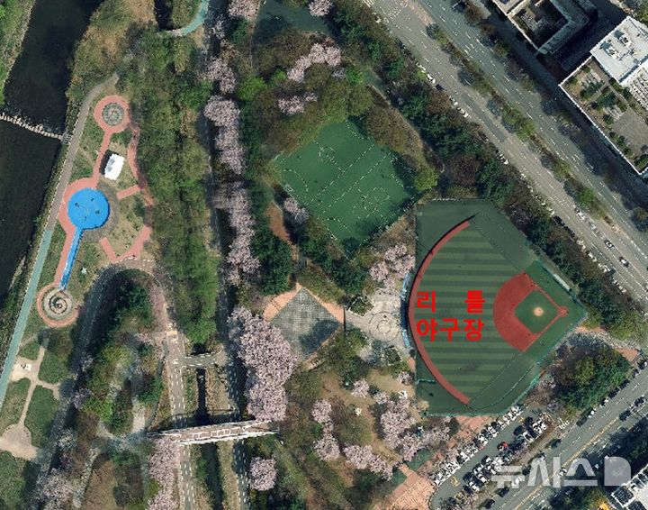 [성남=뉴시스] 황새울공원내 리틀야구장 부지 (사진=성남시 제공) 2025.02.19.photo@newsis.com