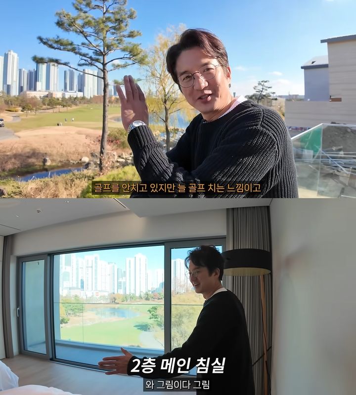 [서울=뉴시스] 배우 정준호가 거주하는 인천 송도의 최고급 단독 주택이 공개됐다. (사진=유튜브 채널 '뚜벅이부동산') *재판매 및 DB 금지