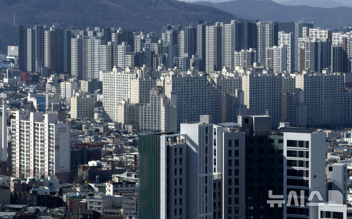 대구 도심 아파트 모습. 뉴시스 자료사진.