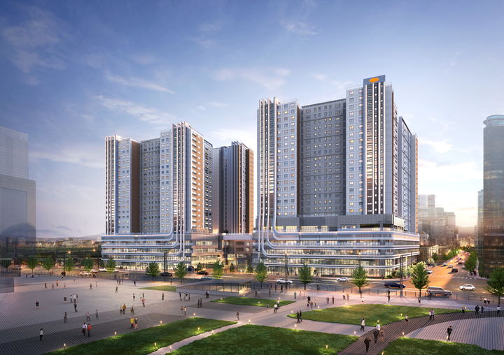 'e편한세상 동대구역 센텀스퀘어' 투시도. (사진=DL이앤씨 제공) *재판매 및 DB 금지