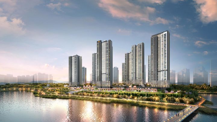 'e편한세상 성성호수공원' 투시도. (사진=DL이앤씨 제공) *재판매 및 DB 금지