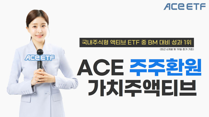 한투운용 ACE 주주환원가치주액티브. (사진=한국투자신탁운용 제공) *재판매 및 DB 금지