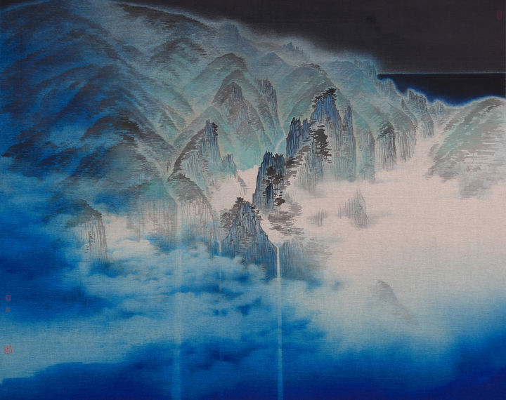 김현철, 영실, 2024, 린넨에 수묵채색, 91.0×116.8cm *재판매 및 DB 금지