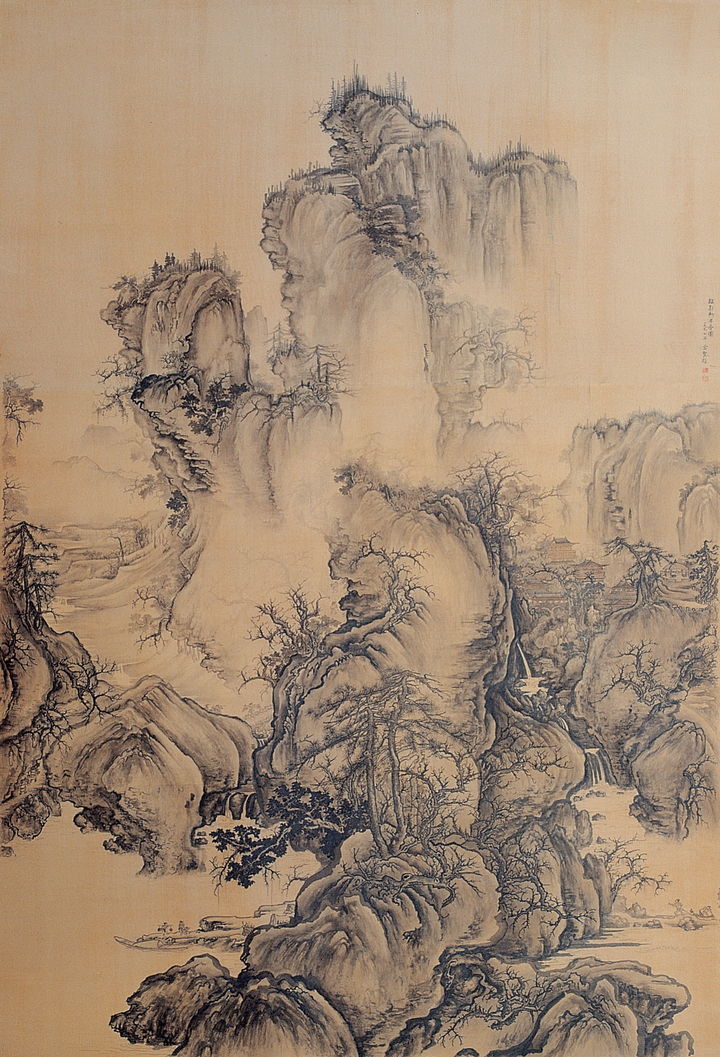 김현철, 곽희 조춘도, 1997, 비단에 수묵담채, 157.0×108.0cm *재판매 및 DB 금지