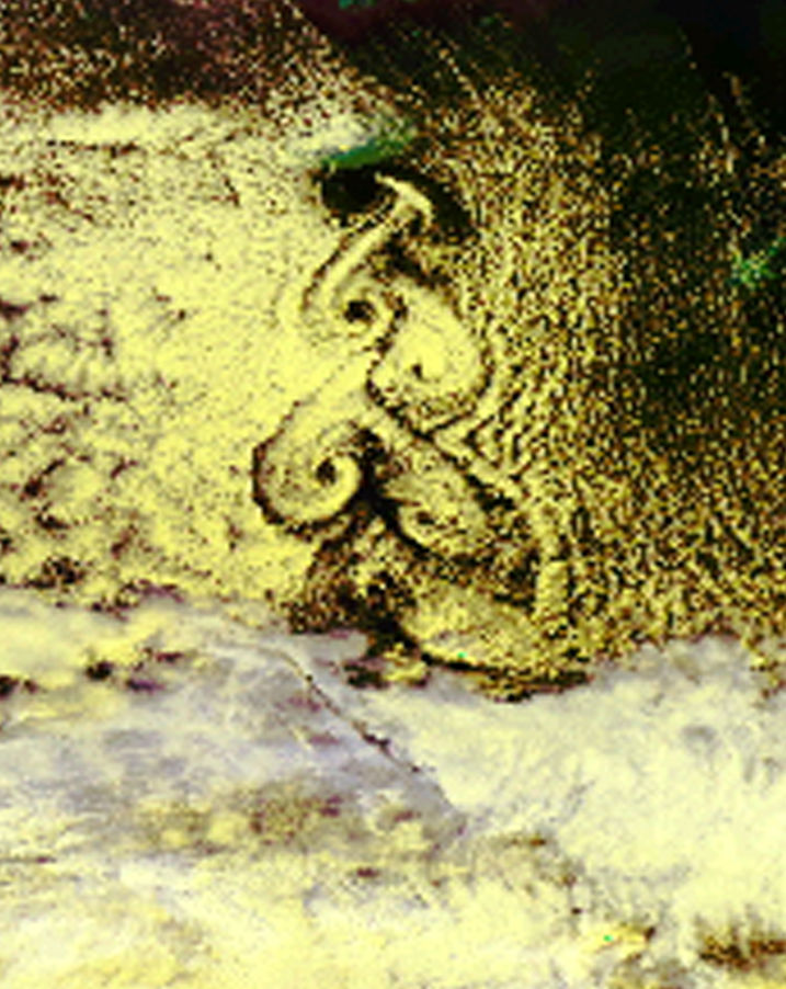 한라산이 만든 꼬임구름 *재판매 및 DB 금지