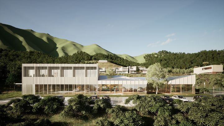 [부산=뉴시스] 부산 사상구 '국립 백양산 자연휴양림' 조감도. (사진=사상구청 제공) 2025.02.20. photo@newsis.com *재판매 및 DB 금지