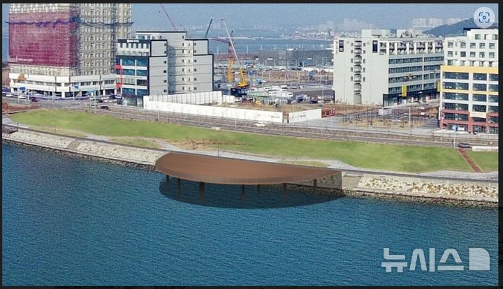 [시흥=뉴시스] 거북섬 해안 '잔디 마당' 조성 계획도.(사진=시흥시 제공).2025.02.21. photo@newsis.com *재판매 및 DB 금지