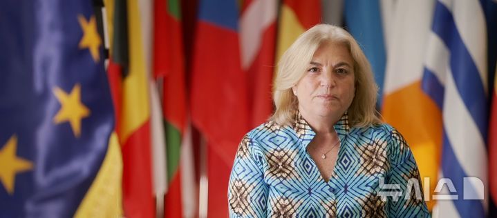 [서울=뉴시스] 마리아 카스티요 페르난데즈 주한 유럽연합(EU) 대사. (사진=주한 EU대표부 제공) 2025.02.21. photo.newsis.com