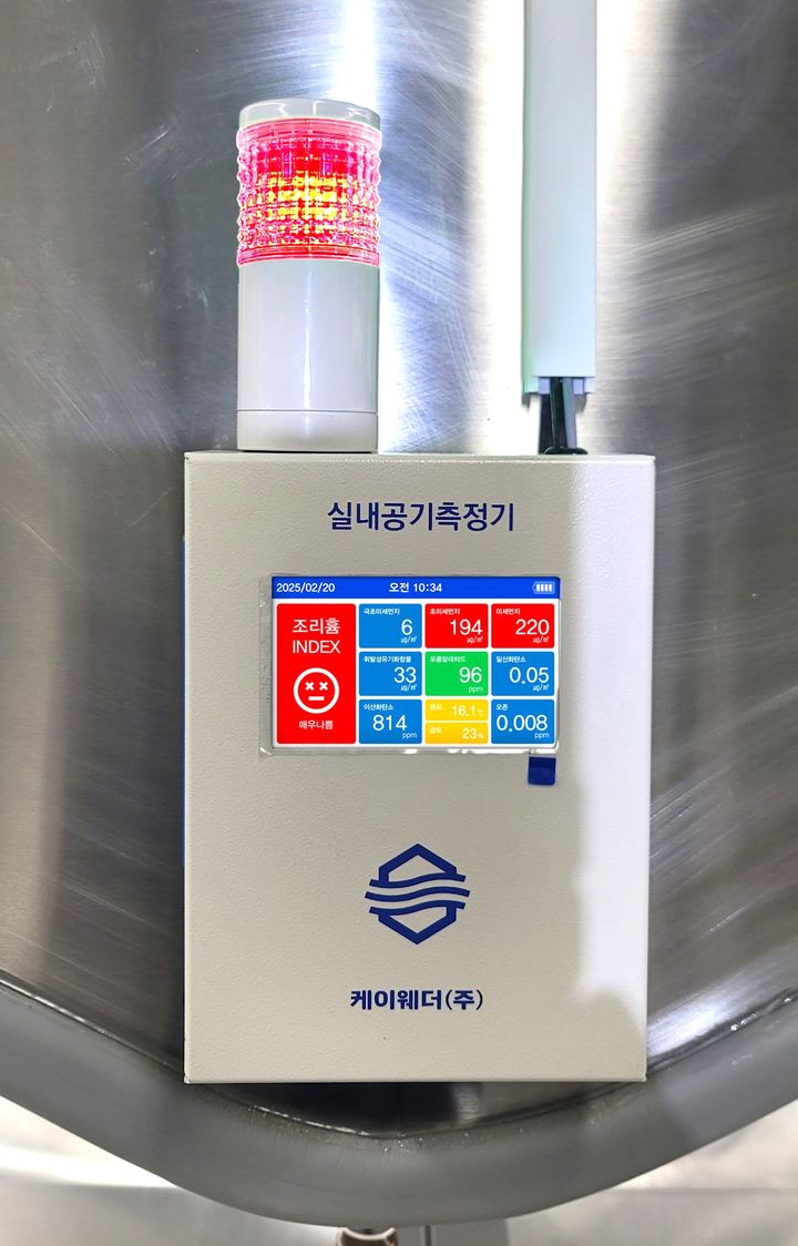 [서울=뉴시스]조리흄 모니터링시스템.(사진=케이웨더 제공) 2025.02.21. photo@newsis.com *재판매 및 DB 금지