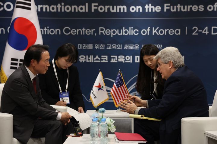 [수원=뉴시스] 임태희 교육감 좌담회. (사진=뉴시스 DB). photo@newsis.com *재판매 및 DB 금지