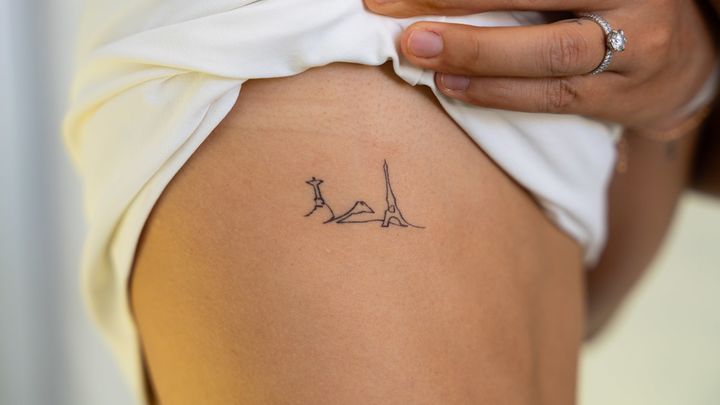 팔에 예수상, 후지산, 에펠탑 문신을 새긴 리디아 고. 2025.02.22. (사진=LPGA 공식 홈페이지 캡처) *재판매 및 DB 금지