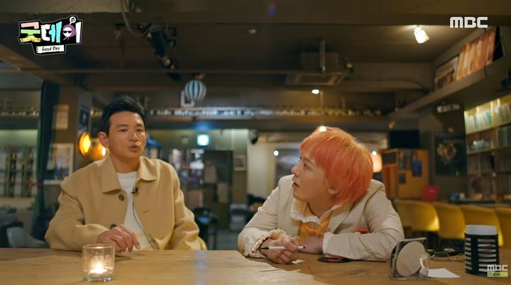 [서울=뉴시스] 배우 황정민이 1년째 금주 중임을 밝혔다. (사진=MBC TV 예능 프로그램 '굿데이') *재판매 및 DB 금지