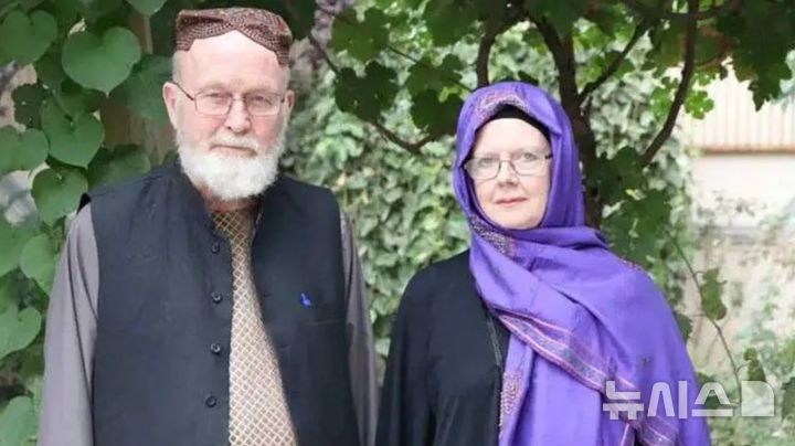 [서울=뉴시스] 탈레반에 체포된 레이놀즈 부부 (사진=BBC)