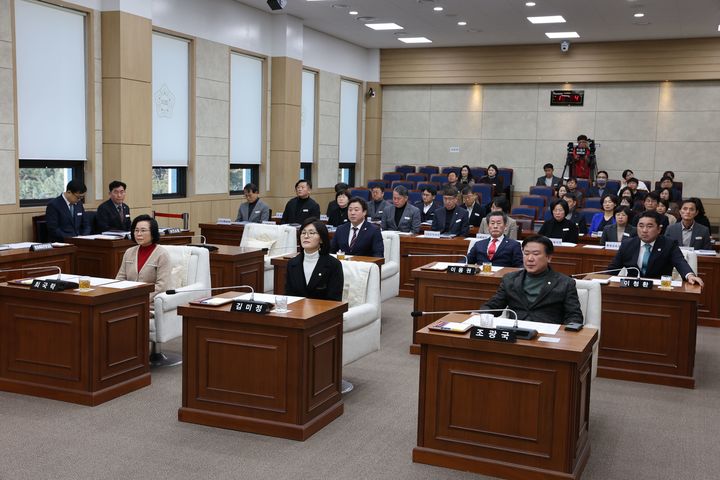 [계룡=뉴시스]계룡시의회 본회의. 2025. 02. 24 photo@newsis.com *재판매 및 DB 금지