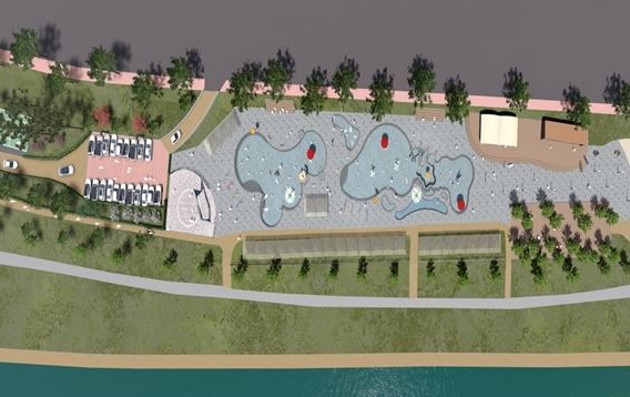 물놀이장, 썰매장 조감도. *재판매 및 DB 금지