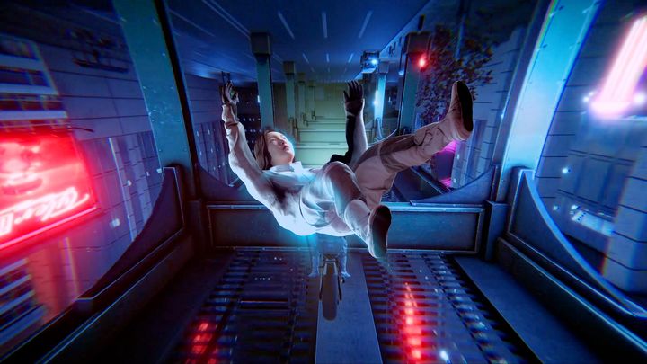 [서울=뉴시스]김아영 작가의 영상 작품 '딜리버리 댄서의 구(Delivery Dancer’s Sphere)'(2022)의 한 장면. (사진 제공 = LG, ⓒ김아영) 2025.02.25. photo@newsis.com *재판매 및 DB 금지