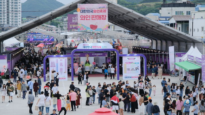 2024년 개최한 '13회 대한민국와인축제'(사진=영동군 제공) *재판매 및 DB 금지