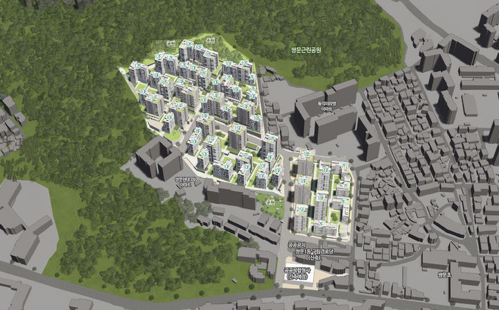 [서울=뉴시스] 쌍문동 460 일대 조감도(정비 후). 2025.02.25. (자료=도봉구 제공) *재판매 및 DB 금지