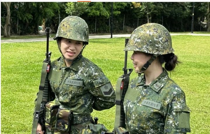 대만 여군.(출처: 연합보) 2025.02.25. *재판매 및 DB 금지