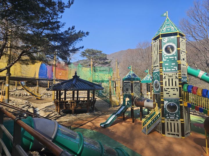 [산청=뉴시스] 산청군청 산청군 중산관광지 숲체험시설 *재판매 및 DB 금지 *재판매 및 DB 금지