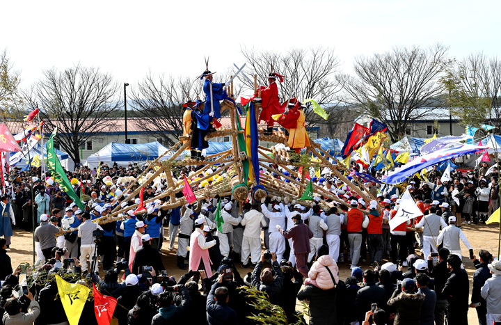 [창녕=뉴시스] 3·1민속문화제 영산쇠머리대기 모습. (사진= 창녕군 제공) 2025.02.26. photo@newsis.com *재판매 및 DB 금지