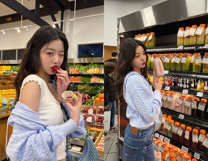 [서울=뉴시스] 그룹 '아이브(IVE)' 멤버 장원영(21)이 비현실적인 미모를 자랑했다. (사진=인스타그램) *재판매 및 DB 금지