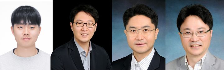 (왼쪽부터) 우욱용 박사(제1저자), 최하진 교수(교신저자), 강수민 교수(공동저자), 최경규 교수(공동저자). (사진=숭실대 제공) *재판매 및 DB 금지