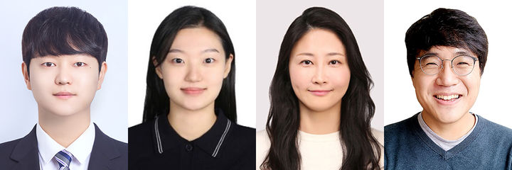 [부산=뉴시스] 사진 왼쪽부터 국립부경대학교 식품영양학과 정승진·박수례 박사과정생(공동 제1저자)과 류보미·이승준 교수(공동 교신저자) 연구팀. (사진=부경대 제공) 2025.02.27. photo@newsis.com&nbsp;&nbsp; *재판매 및 DB 금지