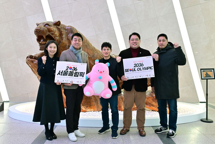 [서울=뉴시스] 최호정 의장 대한체육회 찾아 지지 호소. 2025.02.27. (사진=서울시의회 제공) *재판매 및 DB 금지