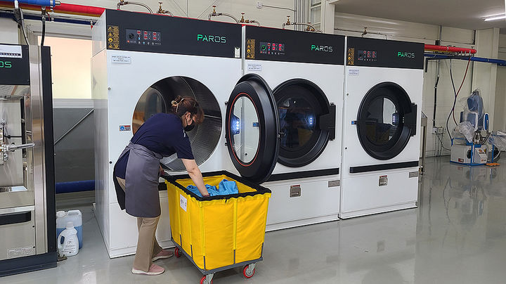 노동자 작업복 블루밍 세탁소, 7월 화성시에 개소