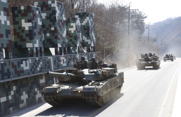 [인제=뉴시스]&nbsp; 27일 육군 제12보병사단이 지난 24일부터 오는 28일까지 5일간 강원 인제군과양구군 일대에서 혹한기 전술훈련을 진행하고 있다 고 밝혔다. 육군 제12보병사단 제공.&nbsp; *재판매 및 DB 금지