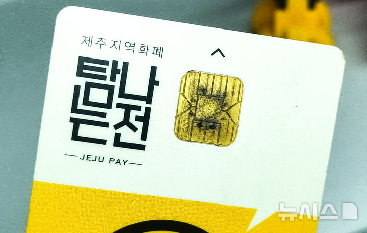 [제주=뉴시스] 제주 지역화폐 '탐나는전' 카드. (사진=뉴시스 DB). photo@newsis.com *재판매 및 DB 금지