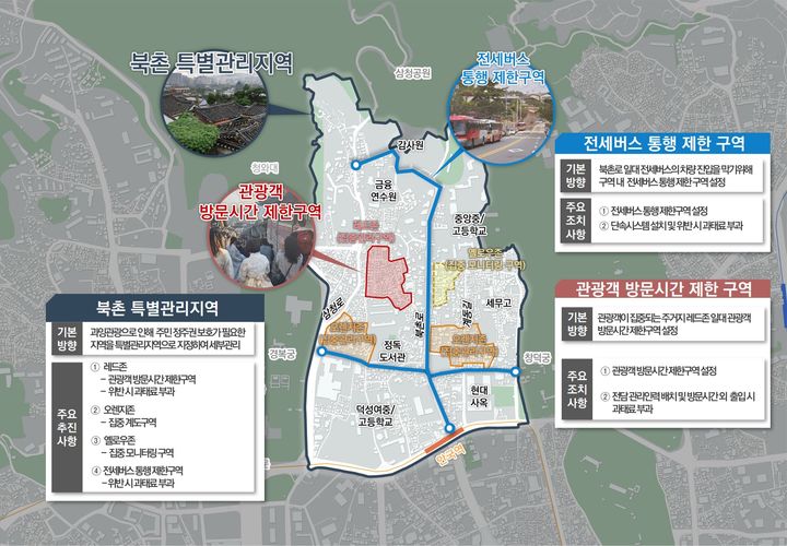 [서울=뉴시스]북촌 특별관리지역.