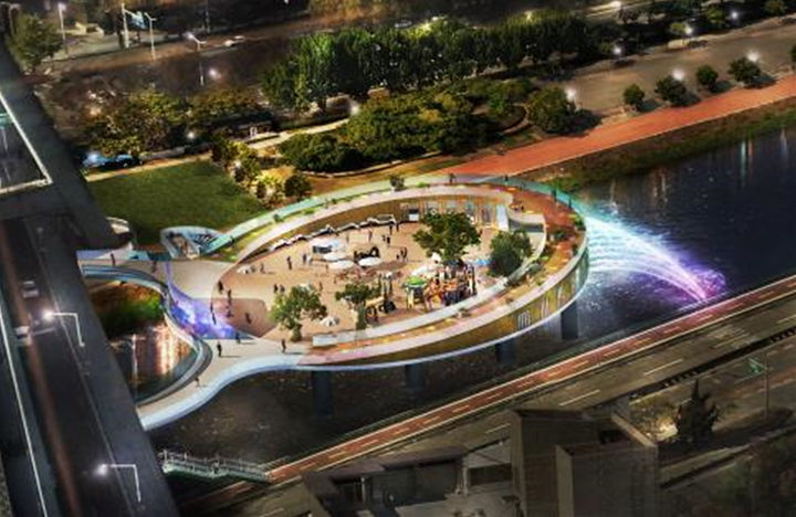 [대구=뉴시스] 대구 신천을 새로운 랜드마크로 조성하는 ‘신천 프러포즈 조성사업’ 조감도(사진=대구시 제공) 2025.02.28 photo@newsis.com *재판매 및 DB 금지