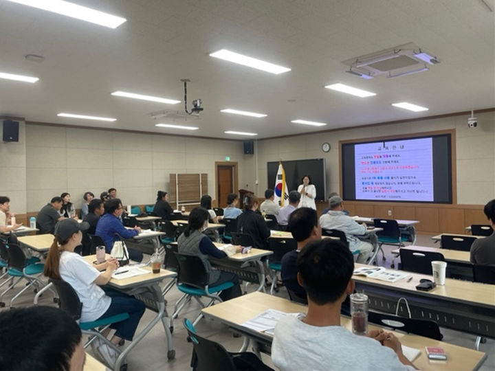 충북농업인대학 강의 모습. (사진=충북도 제공) *재판매 및 DB 금지